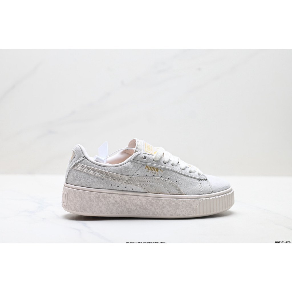 Puma shoes/Puma Suede Platfotm Gold Board shoes Skateboard shoes Flat shoes Daddy shoes Hip Hop Korean Version European American Daily Wear CETZ
