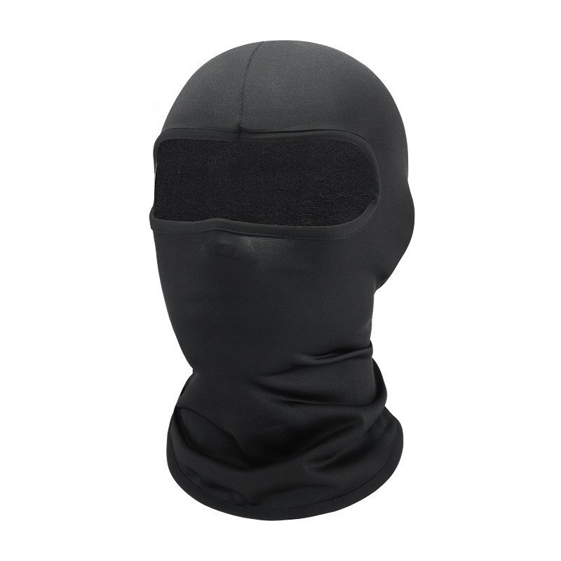 Tudung pelindung matahari dan topeng muka daripada kain sutera ais untuk berbasikal dan menunggang motosikal di luar rumah pada musim panas, pelindung matahari yang bernafas untuk muka dan leher, perdagangan antarabangsa untuk Eropah dan Amerika.