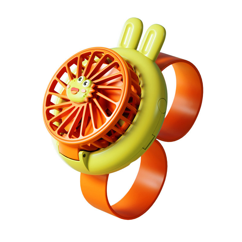 mini kipas kipas mini bateri tahan lama kipas usb kereta Watch Fan 2025 New Style Student Children Portable Portable usb Cute Cartoon Handheld Wrist Fan