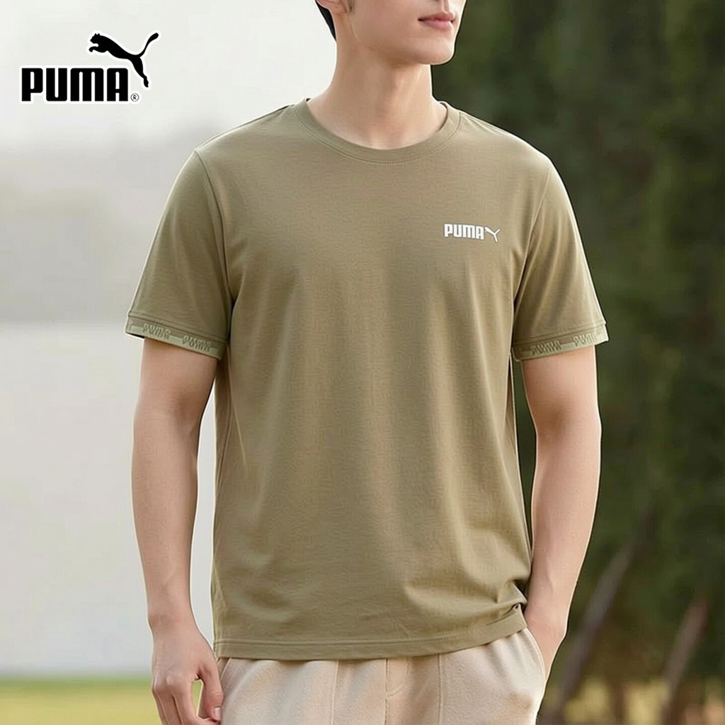 Inter 丨 Puma Puma Short-Sleeved T-Shirt Men 2026 Summer New Style Casual Round Neck Loose Sports Half-Sleeved T-Shirt