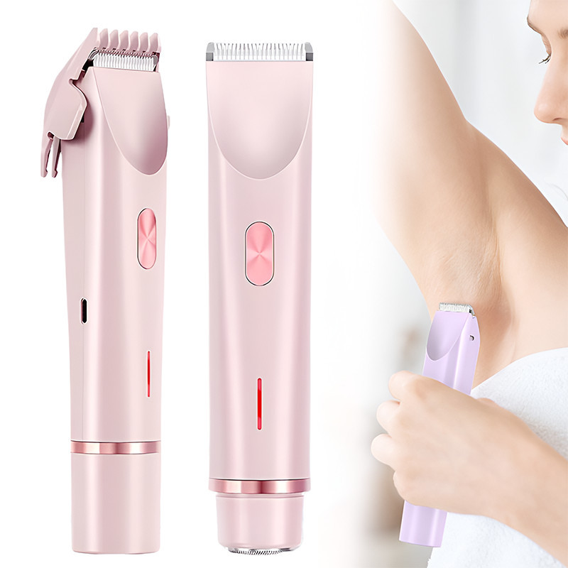 2 In 1 Electric Bikini Trimmer Double Head Razor Shaver Private Hair Removal Pencukur Elektrik 剃毛器