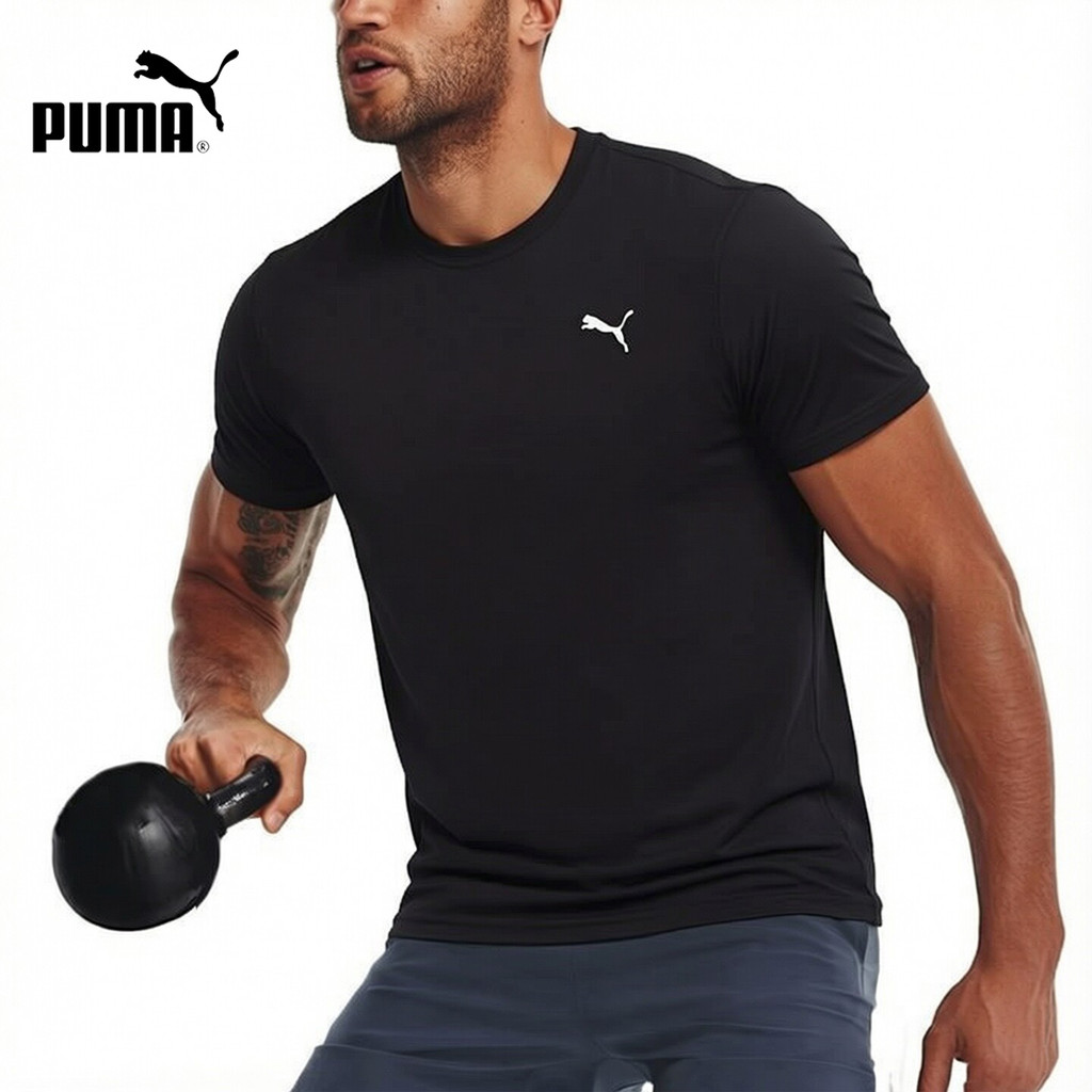 Inter 丨 PUMA PUMA Quick-Drying Short-Sleeved Men's 2026 Summer New Style Men's Running Training Sportswear T-Shirt
