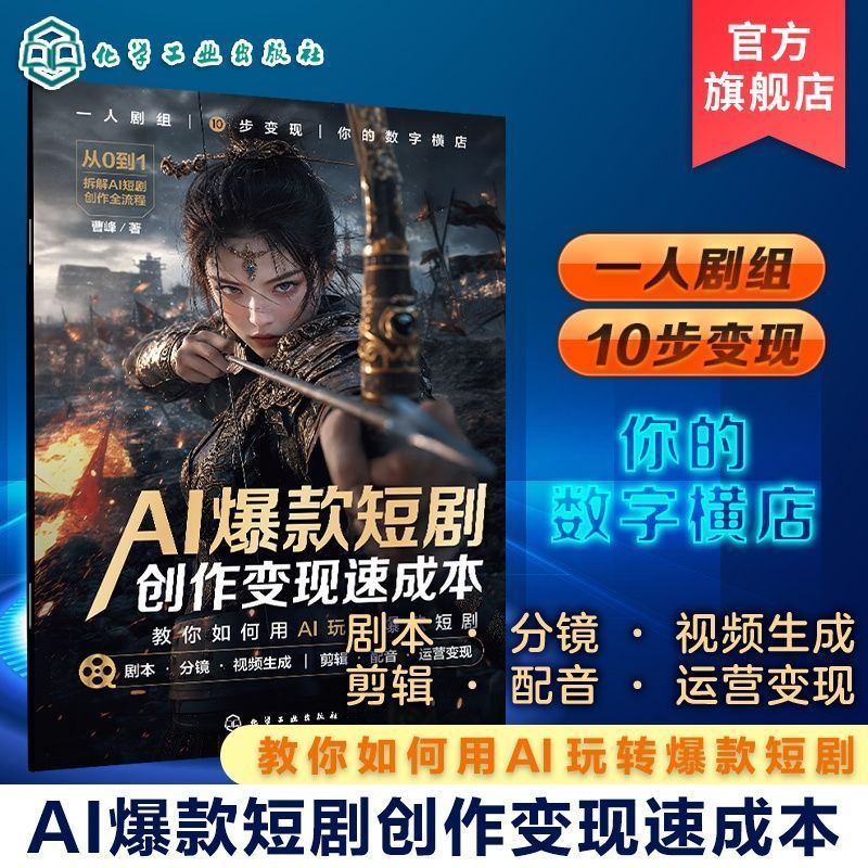 AI短剧创作变现速成本 一人剧组 10步变现 用AI玩转短剧 AI Short Drama Creation: Quick Monetization Cost. One-person crew, 10 steps to monetize. Use AI to master short dramas