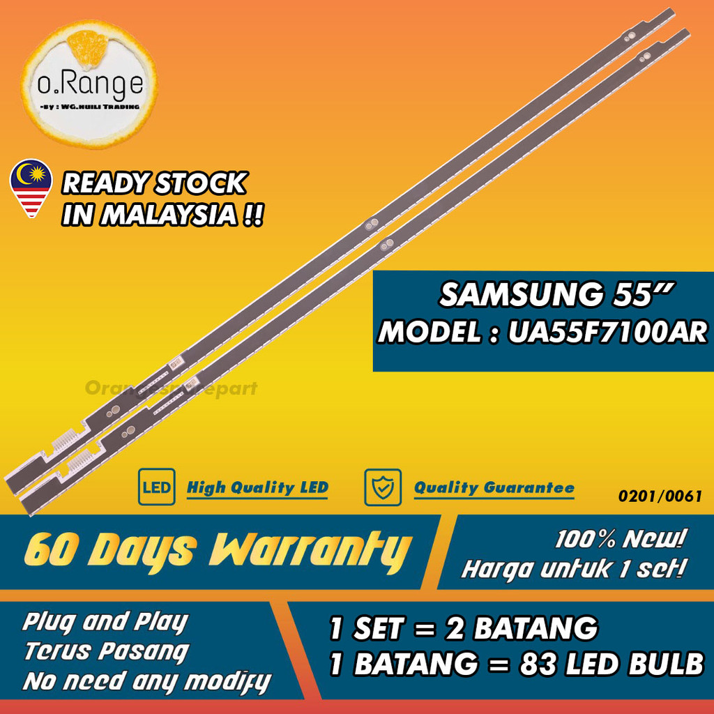 UA55F8000AR SAMSUNG 55" LED TV BACKLIGHT(LAMPU TV) SAMSUNG 55 INCH LED TV UA55F8000 UA55F8000A 55F8000AR
