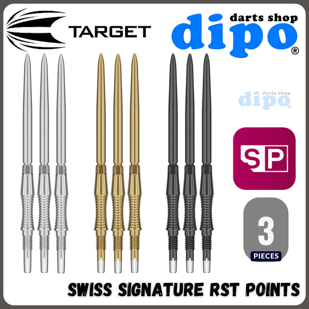 TARGET SIGNATURE SWISS RST POINT ( Swiss Point Replacement ) - TARGET Swiss Darts Point