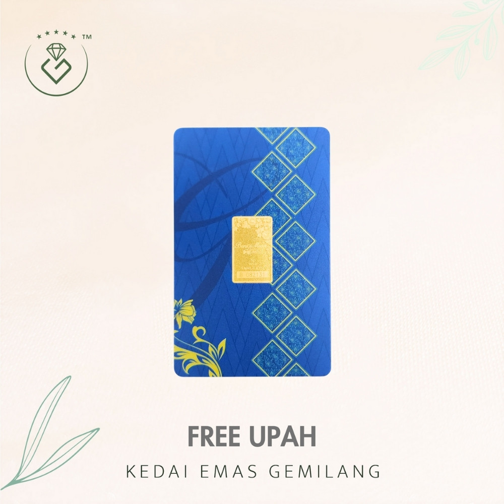 [Kedai Emas Gemilang] 8001249 {GB5} Public Gold 5G (B082131) Gold Bar (2.4Cm)&hellip;