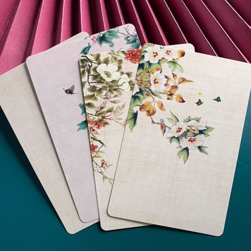 2026 New Products Ancient Style Big Card Chinese Style Hand-Painted Message Card Host Hand Wedding Ceremonial Prompt Prompt Lines Blessing Greeting Card20260808 2026新品古风大卡片中国风手绘留言卡主持人手卡婚礼司仪提词台词祝福贺卡20260808