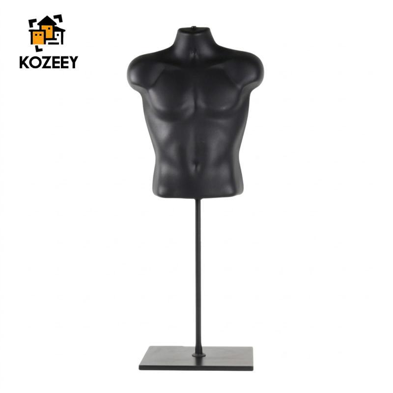 [KOZEEY] Male Torso Mannequin Headless Male Mannequin Torso Clothing Display Form Floor-Standing User-Friendly for Retailers, Boutiques