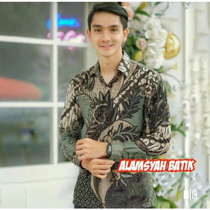 KEMEJA Father and son couple batik shirts, boys' batik shirts, uniform batik shirts, ML XL XXL
