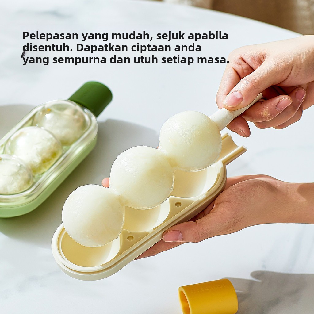 [Tersedia] [Ice Tray / Acuan Ais] Acuan ais krim, silikon gred makanan, untuk kegunaan rumah, dengan penyedut minuman, untuk membuat ais krim buatan sendiri, es loli - Dulang Ais Silikon | Silicone Ice Tray | Acuan Aiskrim | Ice Cube Tray | Pembuat Ais