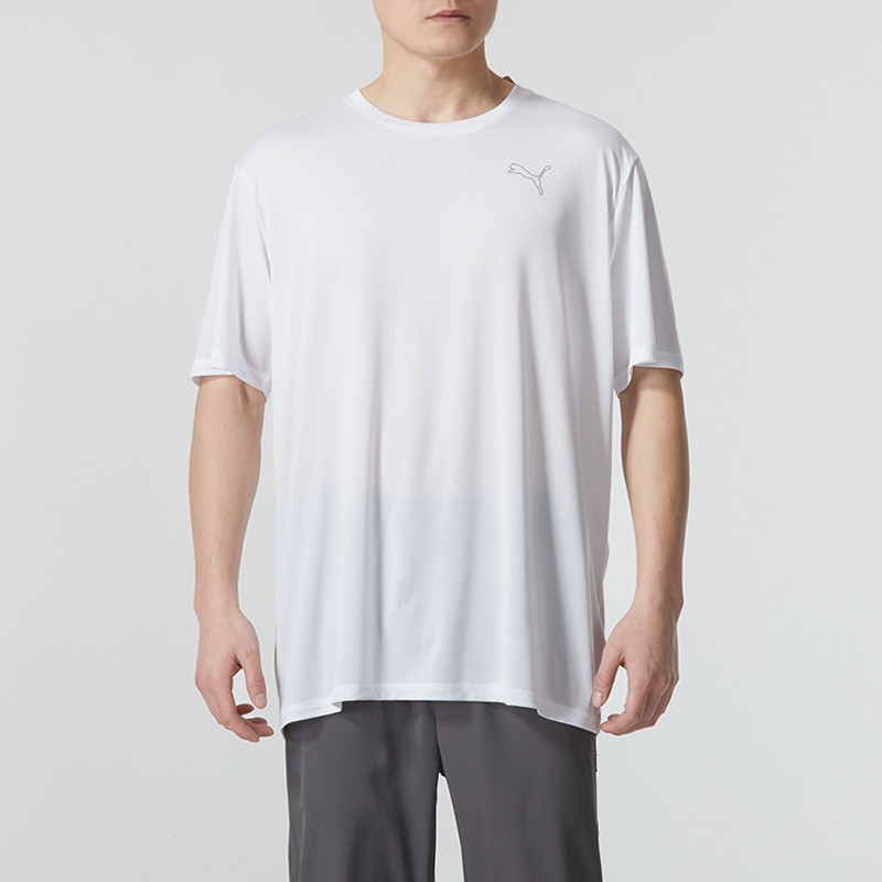 PUMA PUMA Quick-Drying T-Shirt Men's Men's Fitness Training Suit Running Short-Sleeved Sportswear Five-Poin587212