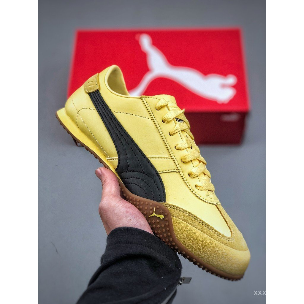 Puma shoes/Puma Bella UT Leather Men Women Casual shoes Puma shoes/Puma Bella UT Leather Retro Board shoes Skateboard shoes Gym Sports Retro Style Everyday All-Match VO2B