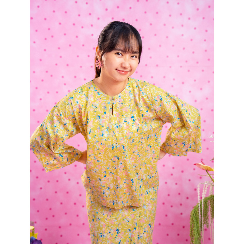 Bayu Somerset Tilly Oversized Kurung - Seafoam Green