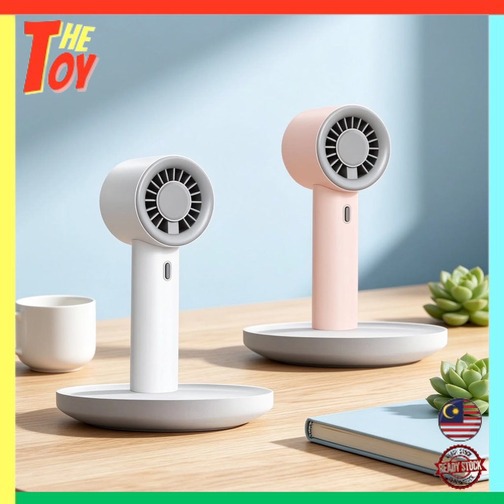 The Toy USB Rechargeable Mini Handheld Fan Easy To Carry Kipas Tangan Mini Boleh Charge Dengan USB Mudah Dibawa