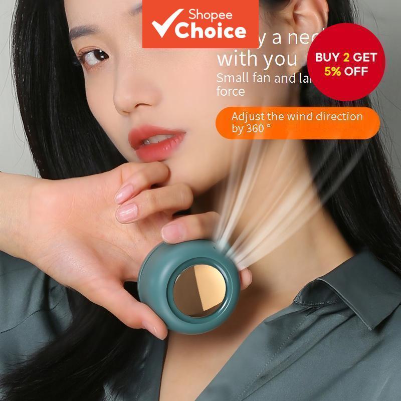  Portable Mini Fan: Hands-Free, Rechargeable, Waist Cooling, Desk, USB, Stroller, Small Turbo  Kipas Mini Mudah Alih Tanpa Tangan Boleh Dicas Semula Pinggang Meja USB Troli Turbo Kecil
