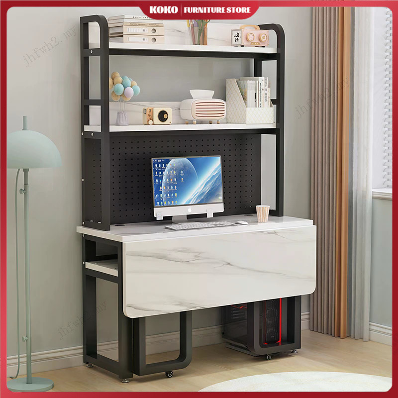 Computer desk bookshelf desk integrated desktop bedroom combination hole home study table student writing desk office desk