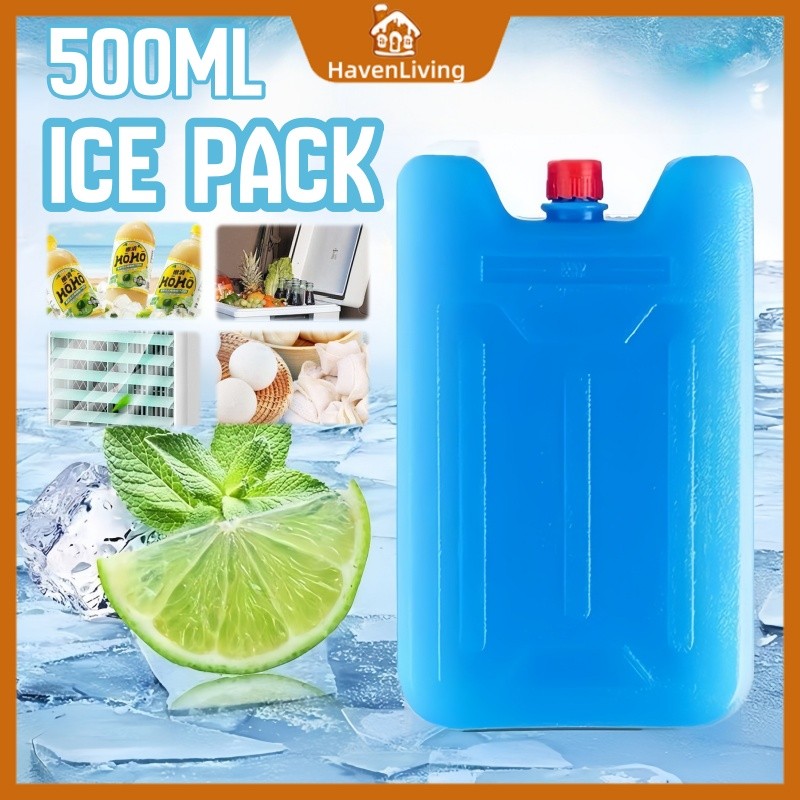 500ML Ice Box Reusable Ice Pack Cooling and Preservation Ice Board Air Cooler with Ice Crystal Box