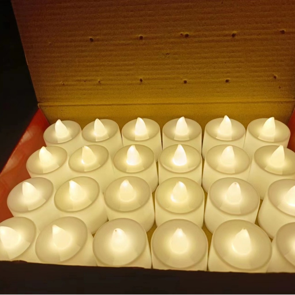 mudahmart246 LED Candle Light Battery Powered Lighting Night Lamp/7 COLOUR VARIATION/ COLOURFULL
