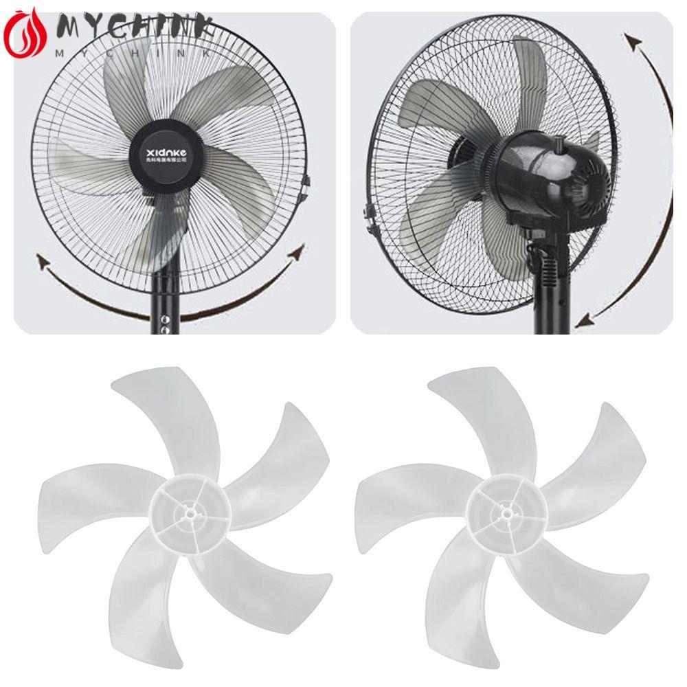 CHINK Fan Blade, Big Wind Plastic Five Blades Fan,  Slow Noise Leaf Floor Fan for Pedestal Fan Table Fan Wall Fan