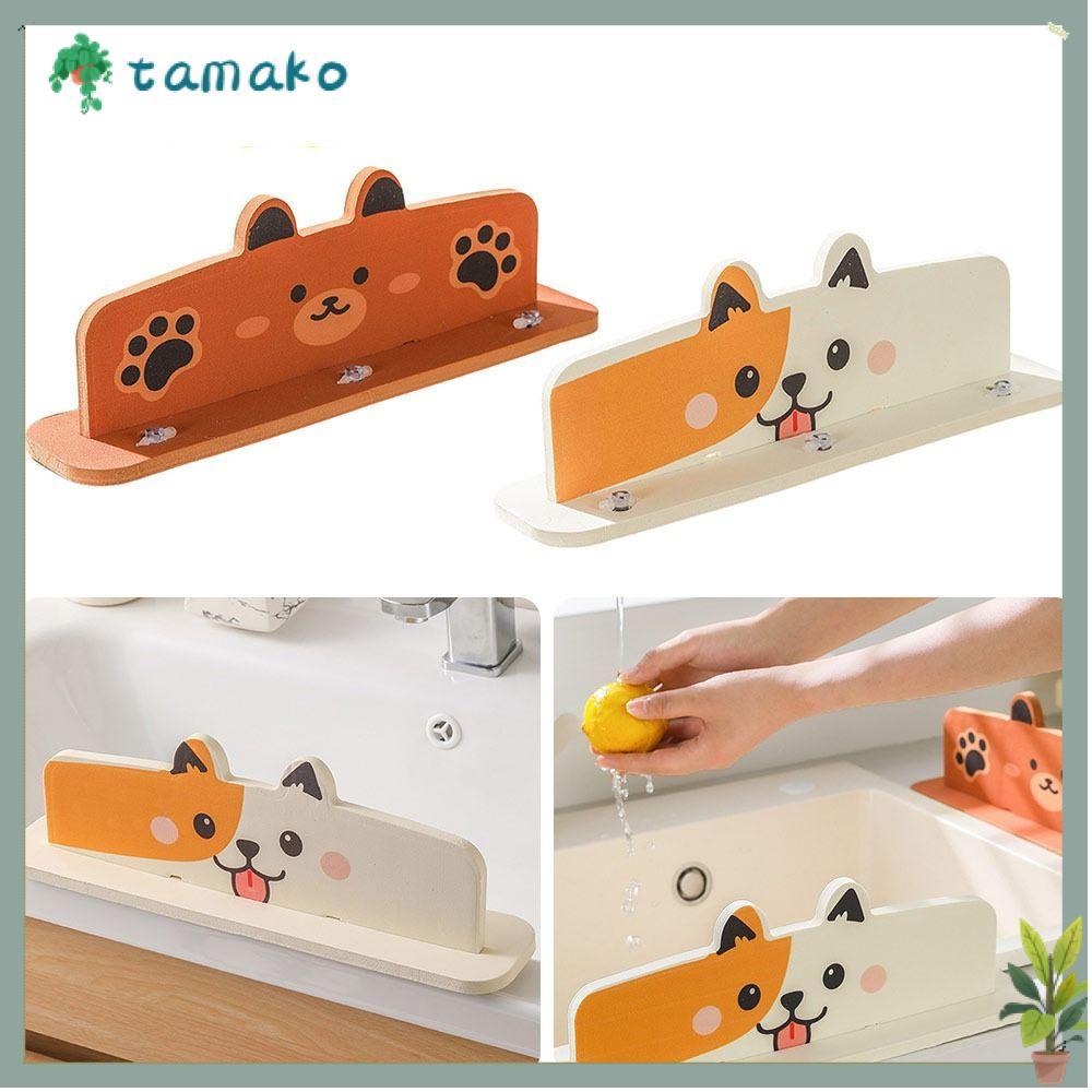 Tamako Sink Baffle Splash Guard, Cartoon Puppy Oil-Proof Water Baffle Plate, Multi-func…