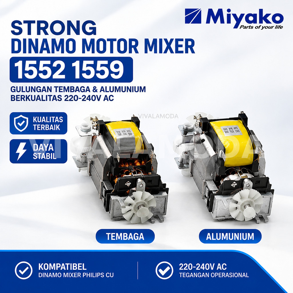 MESIN Dynamo Mixer Motor Cake Mixer Machine 1552 1559 Spare Part for Philips HR1552 HR1559