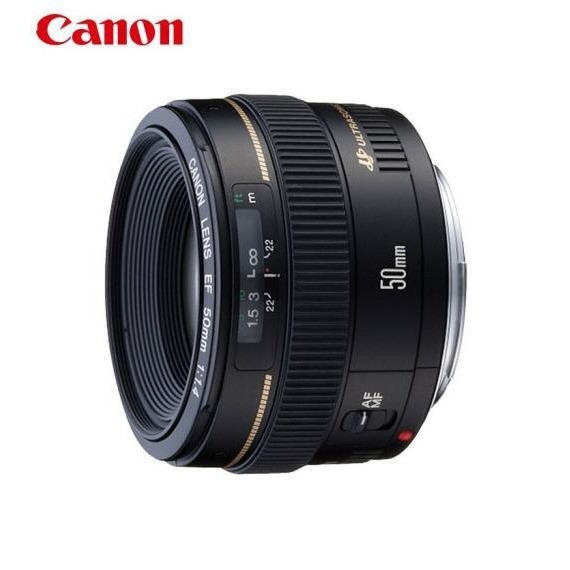 Ready Stock Applicable Canon EF50mm f/1.4 USM Fixed Focus Lens 50/1.4 Large Aperture Blending Portrait