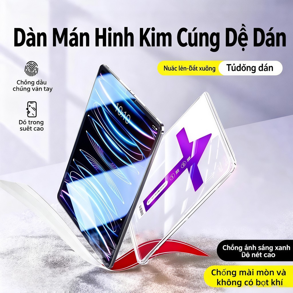 Ultra-durable tempered glass sticker that automatically absorbs For ipad pro M5 11 /13 Gen 12 11 10 9 8 Mini Air M2 M3 8 7 6 5 4 2026