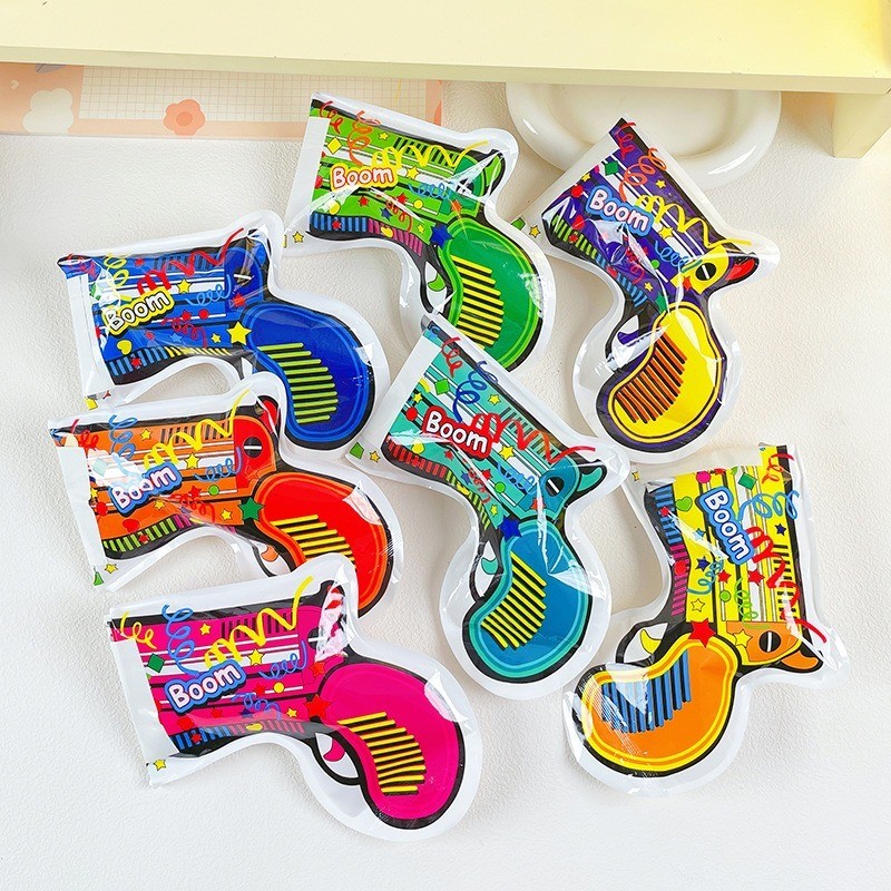 Mainan Bunga Api Tiup Inflatable Fireworks Handheld Salute Toys Festival Party Firecracker Launcher Funny Event Toys