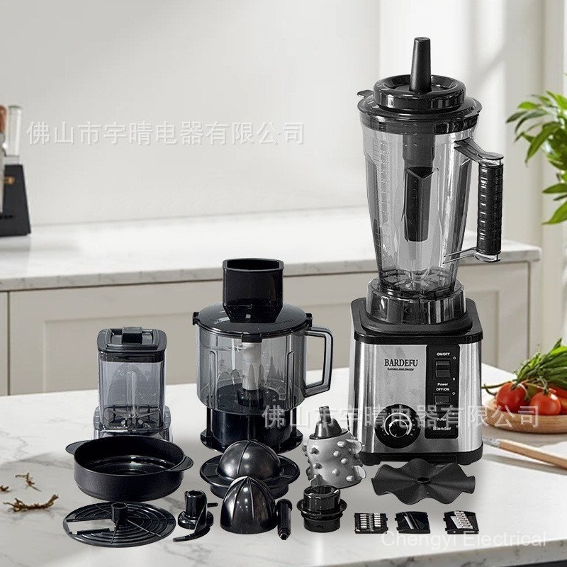 NI65 Mesin Pemecah Selaput Susu Kedai Besar Berkuasa Tinggi untuk Memasak, Mengaduk, Membuat Jus, dan Membuat Susu Soya untuk Kegunaan Komersial dan Rumah Tangga.
