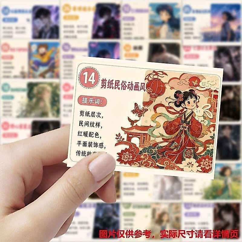 189贴ai提示词指令贴纸创意漫剧二次元动漫动画生成参考话术贴画 189 creative AI prompt word instruction stickers for anime and cartoon animation script generation reference