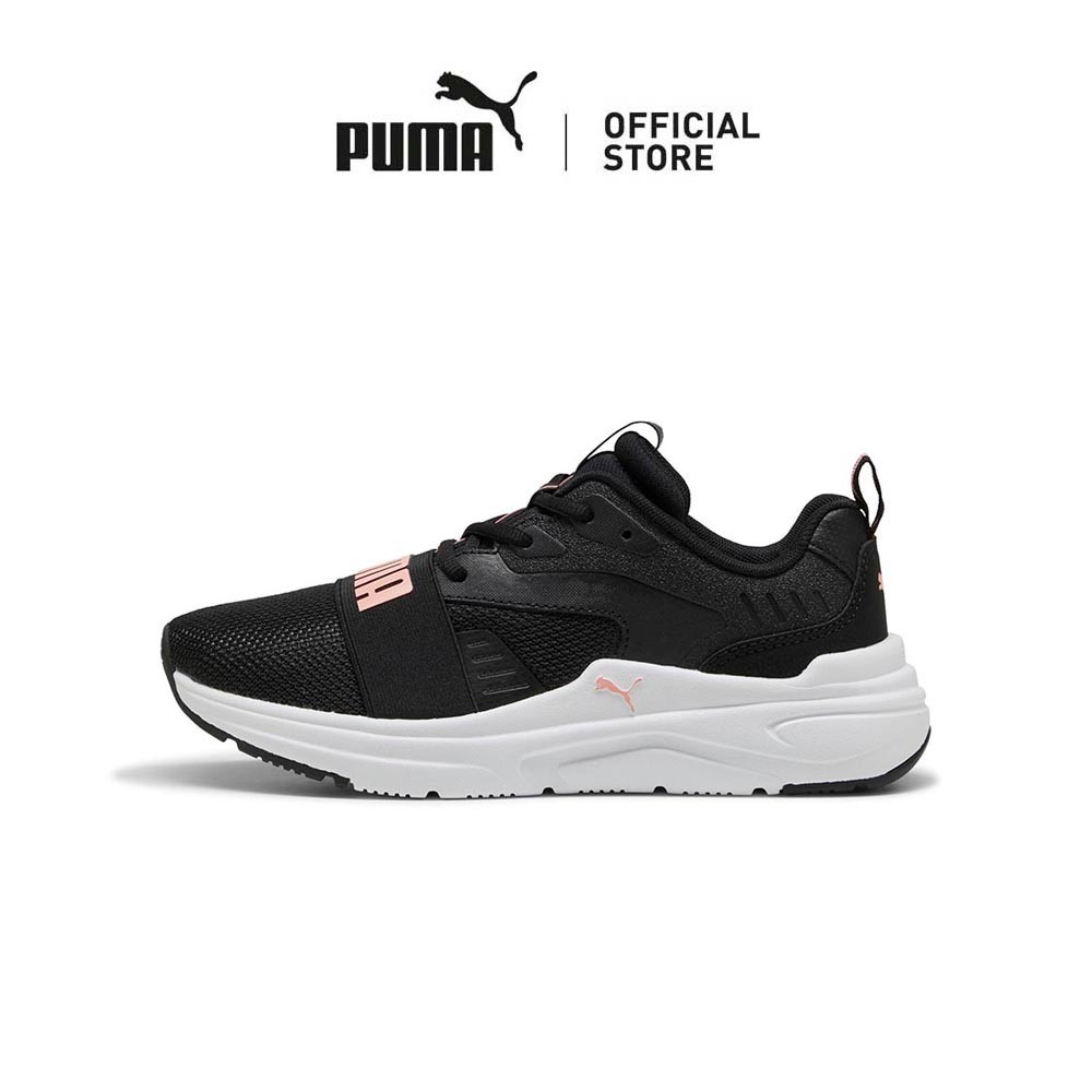 PUMA Unisex SOFTRIDE Wired 2 Sneakers (Black)