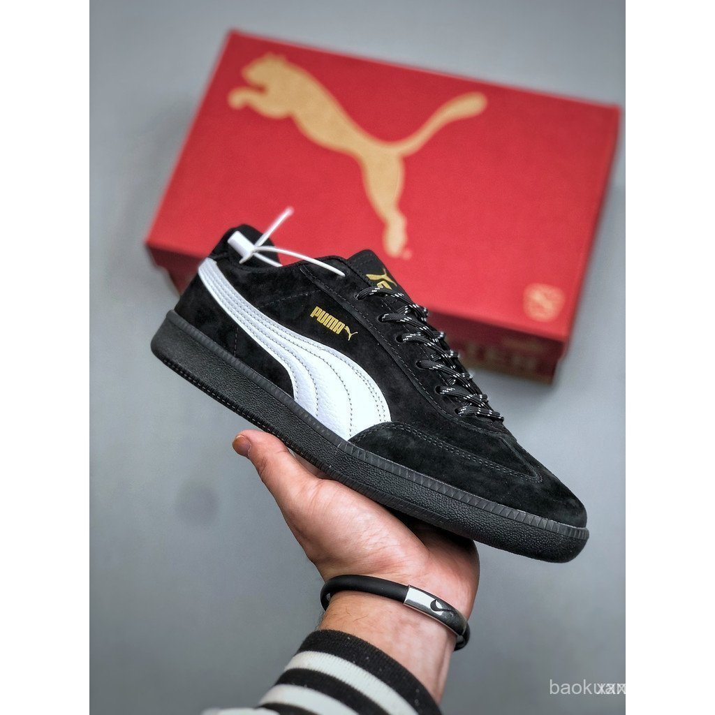 Puma shoes/Puma 9-T Suede Men Women German Training shoes Spike German Training shoes Casual shoes shoes Sports shoes Slip-On Student Flat shoes Anti-Slip 5IK2