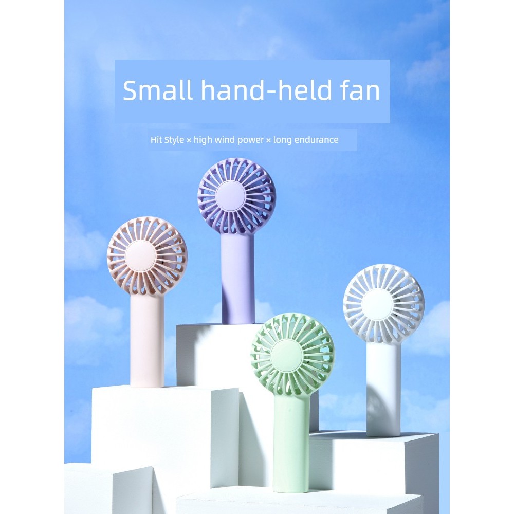 usb kipas mini kipas mini bateri tahan lama kipas usb kereta Unheld Small Fan Portable Portable usb Fan Rechargeable High Wind Ultra-Quiet Low Children's Blowing Complementary Food Student Desktop Desk Office Mini Small Electric Fan f