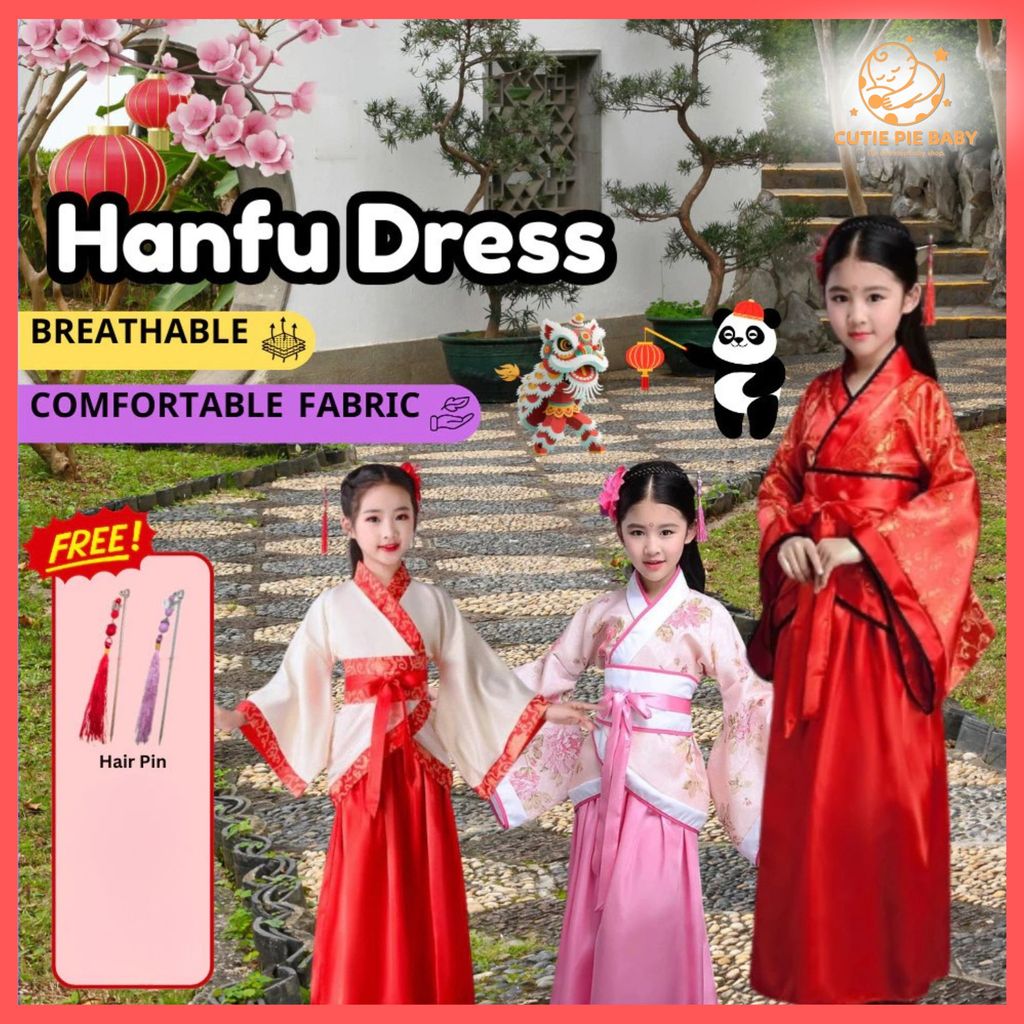 Children Hanfu Traditional Chinese Dance Costumes Stage Dress Dance Costume National Hanfu
