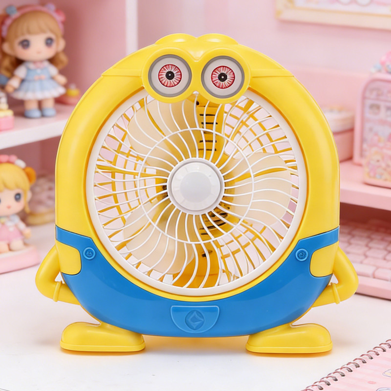 Kipas dinding mini kipas angin meja p Electric Fan Desktop Household Silent Office Desktop Mini Fan Small Dormitory Dormitory Bedside Rotating Page Table Fan