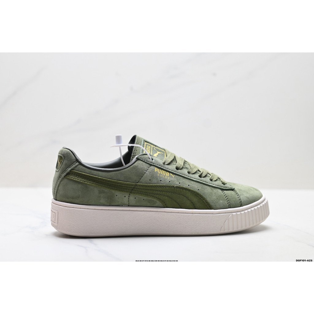 Puma shoes/Puma Suede Platfotm Gold Sneakers Sports shoes German Training shoes Training shoes Commuter Style Co-Branded Daily All-Match TBPG