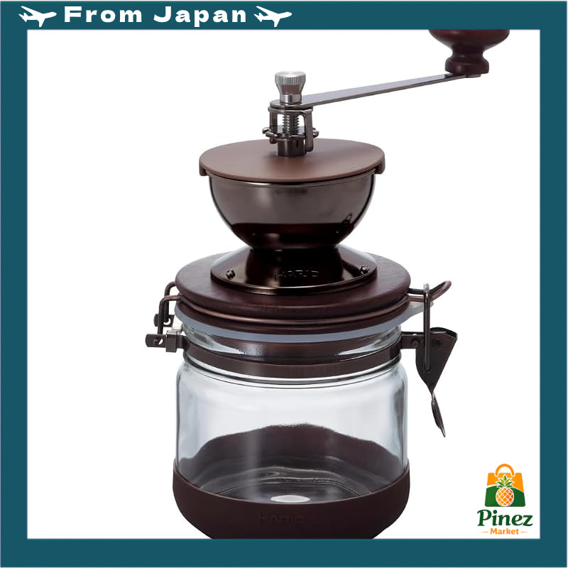 HARIO Manual Coffee Grinder with Canister CMHN-4 (Serbuk Kopi Seragam)