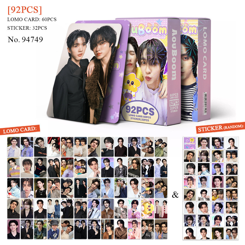92-96pcs Thai Star Gemini Fourth Lomo Cards Joong Dunk Winny Satang Stickers Bangsaen Fight Club Photocards High School Frenemy SKYNANI POND PHUWIN Postcards cheap items CX