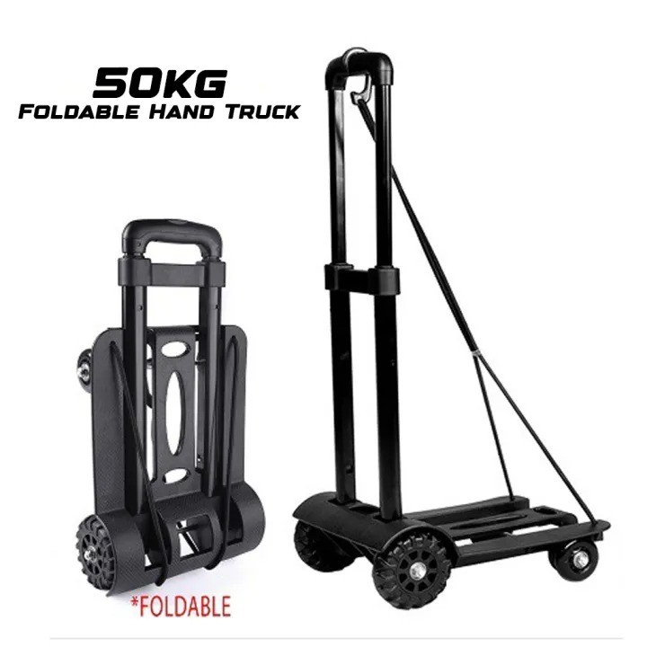 Myhommi Wheel Shopping Cart Travel Luggage Iron Carrier Trolley Folding Fordable Abs Ru…