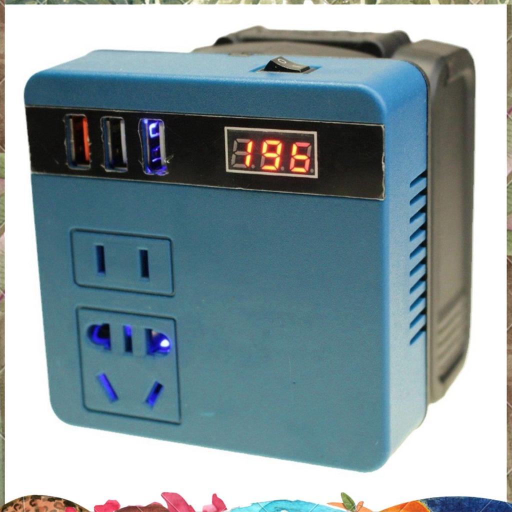 Portable Inverter for  Lithium Battery, 220V AC/5V DC/20V Outdoor Operation Tool
