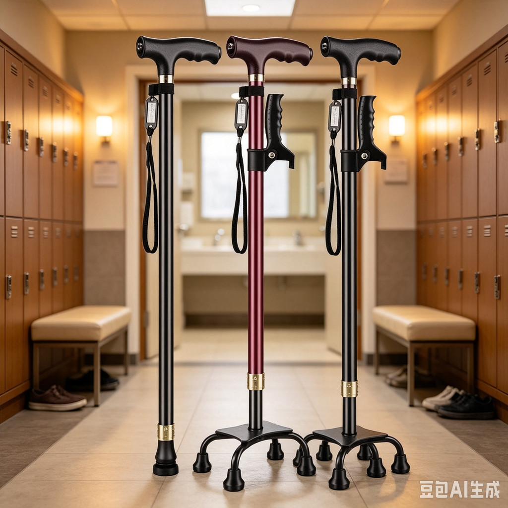 Elderly Crutches Shock-resistant Crutches Big Four-legged Cane、-*&***&&*-&*&---*&-*&&--*&---*-*&-*&&&**、walking aid、walking cane、tongkat orang tua、tongkat lipat、 4 kaki、Foldable walking stick for elderly、tongkat kaki 4、拐杖椅子