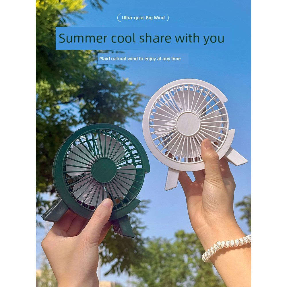 usb kipas mini kipas mini bateri tahan lama mini kipas aircond Desktop Small Fan Silent Office Lunch Break usb Electric Fan Small Household High Wind Table Fan Portable