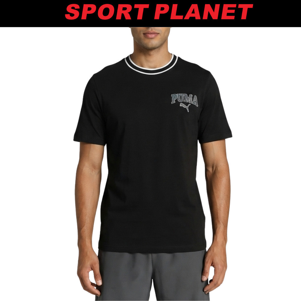 Puma Men  Squad Graphic Tee Shirt Baju Lelaki (678968-01) Sport Planet 32-13