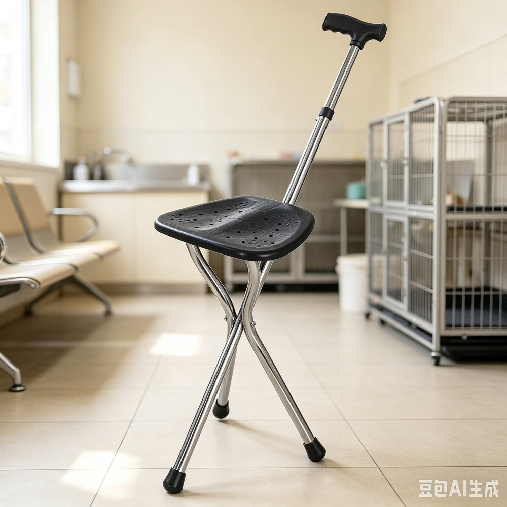 Walking Cane Stool Elderly Anti-slip Folding Walking Cane Chair & * - & ** - & *** - &&& -、walking aid、tongkat orang tua、tongkat lipat、tongkat 4 kaki、Foldable stick for elderly、 kaki 4、拐杖椅子
