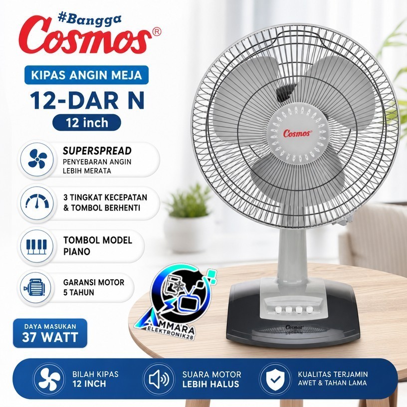 Cosmos Fan – Desk Fan 12 inch table Fan