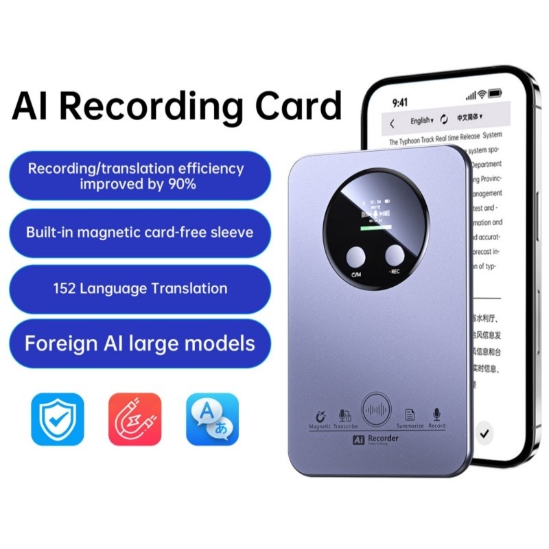 ChatGPT AI Voice Recorder, Audio Transcription Translation Summary Mind Mapping, Support Phone Call Recording & Conference Audio Dictaphone