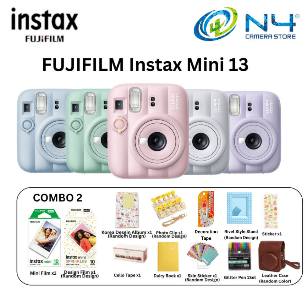 Fujifilm Instax Mini 13 Instant Film Camera (Fujifilm Malaysia Warranty)
