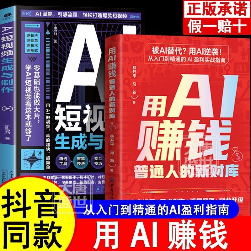 用AI赚钱 手把手教你吃透AI工具AI短视频DeepSeek赚钱副业变现 Make Money with AI: Step-by-Step Guide to Master AI Tools, Use AI Short Videos, and Monetize Your Side Job with DeepSeek