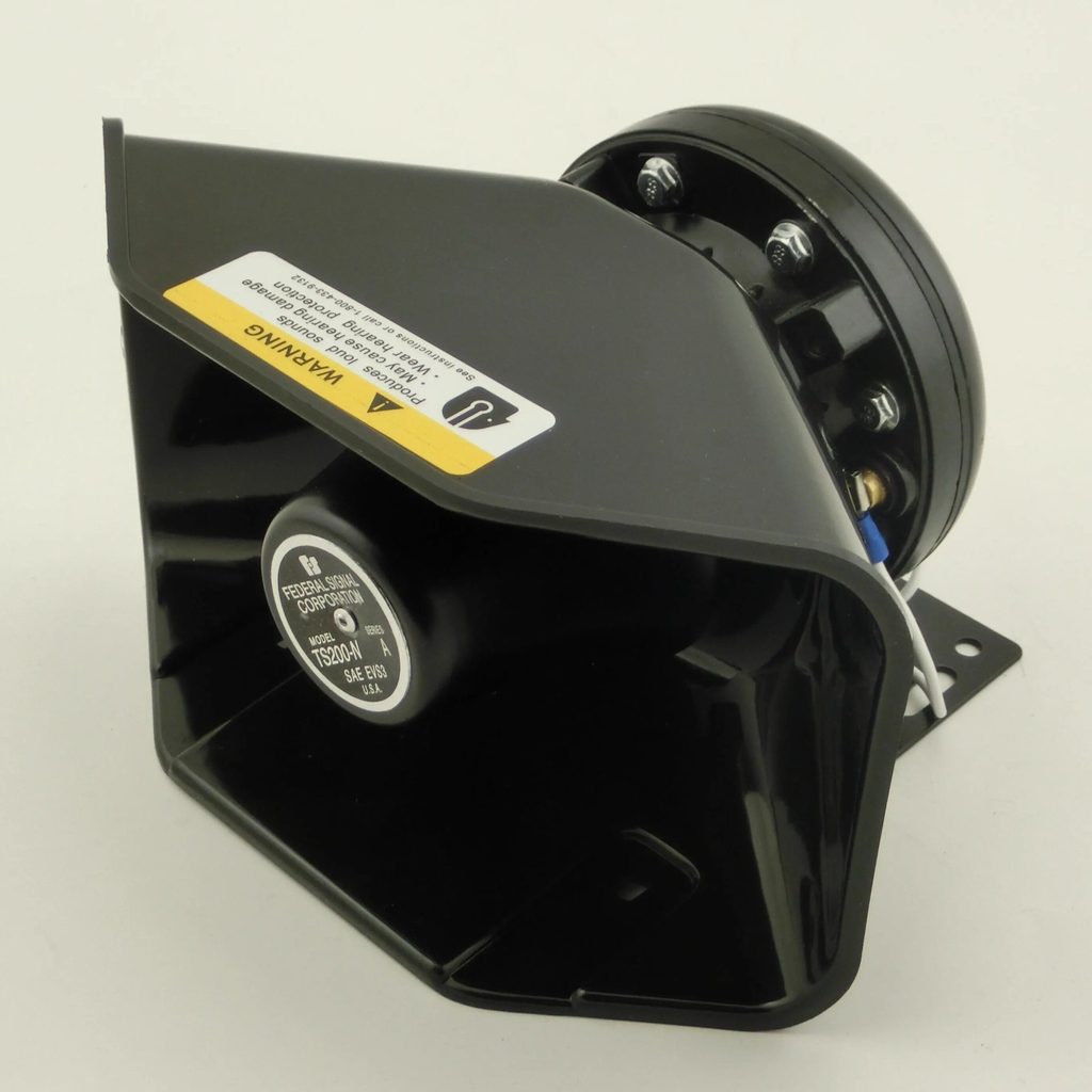 [Tawaran Istimewa] Pembesar Suara Horn Hitam Universal 200W300W400W600W800W 12V24V untuk Kereta FSR0