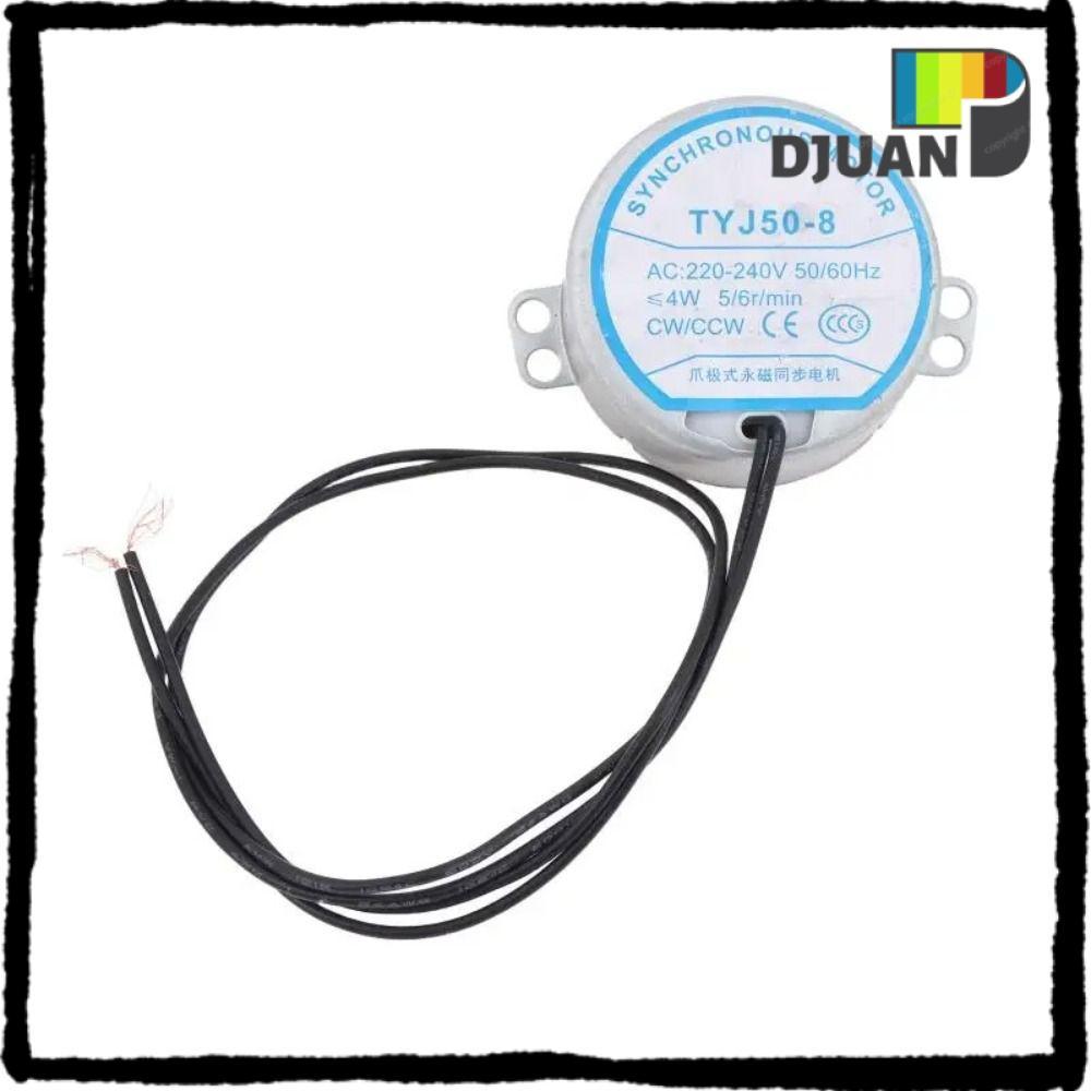 DUOJUAN TYJ50-8 Synchronous Motor, Fan Oscillation Driving Table Fan Replacement Fan Swing Motor, Durable Pedestal Fan Repair Metal Electric Fan Motor Pedestal Fan Repair